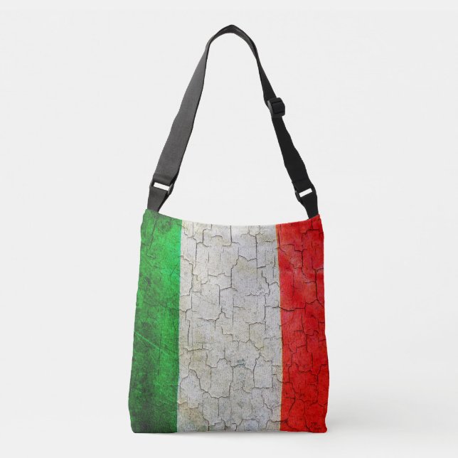 Sac Ajustable Drapeau de l'Italie fissurée (Devant)