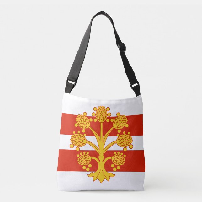 Sac Ajustable Drapeau de Westmorland Crossbody Bag (Devant)