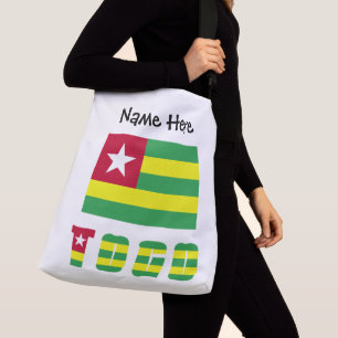 Sac Ajustable Drapeau du Togo et du Togo Personnalisé