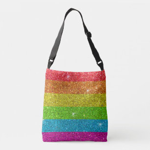Sac Ajustable Drapeau gay pride Arc-en-ciel Parties scintillant