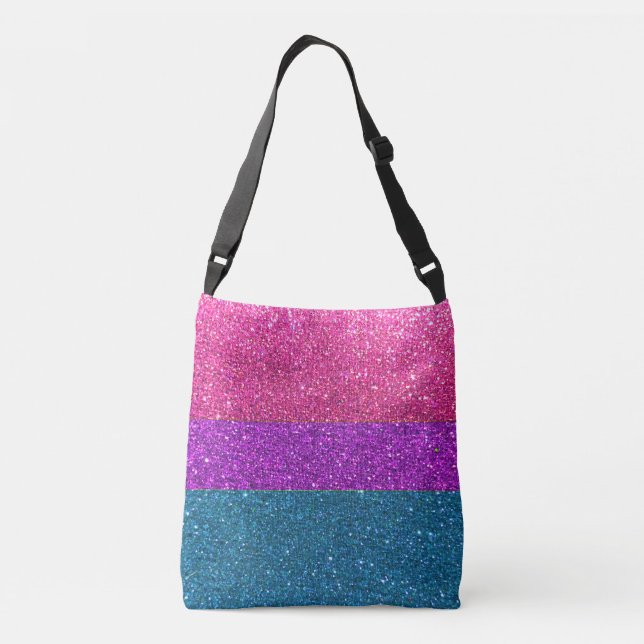 Sac Ajustable Drapeau Gay pride bisexuel Parties scintillant ray (Dos)