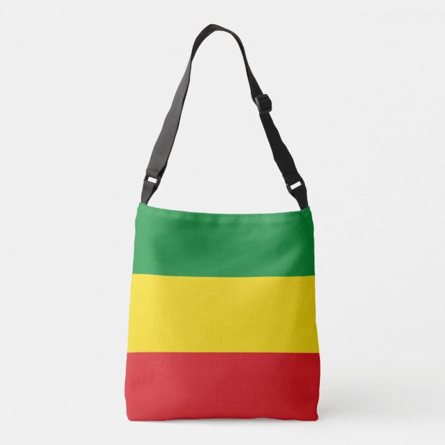 Sac Ajustable Drapeau rastafarien Rasta Ethiopie (Dos)