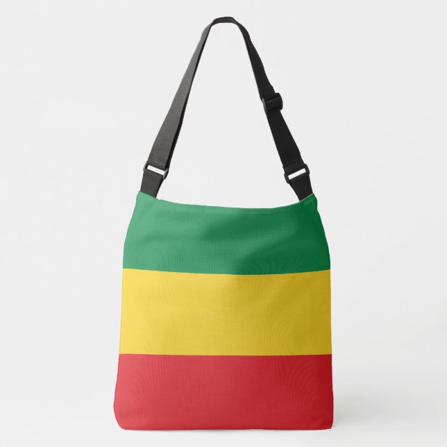 Sac Ajustable Drapeau vert, jaune et rouge (Devant)