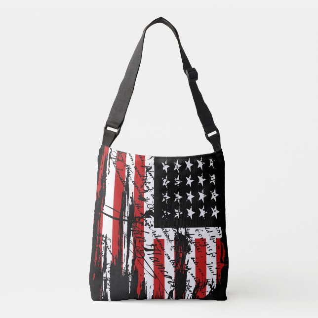 Sac Ajustable Drapeau vintage (Devant)