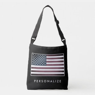 Sac Ajustable Drapeau vintage américain personnalisé