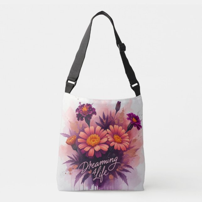 Sac Ajustable Dreamer 4 Life - Aquarelle Marigold Floral (Devant)