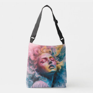 Sac Ajustable Dreamy Watercolor Portrait d'une femme