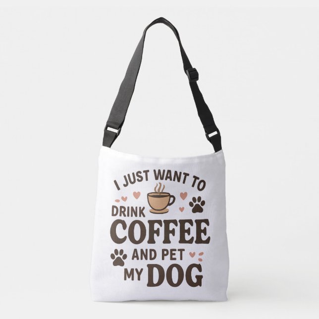 Sac Ajustable Drôle chien amoureux Mug Chien Maman Chien Papa (Devant)