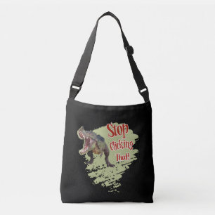 Sac Ajustable Drôle de dinosaure arrête de cliquer