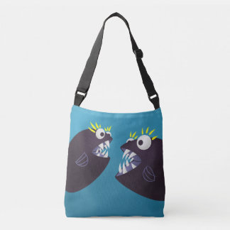 Sac Ajustable Drôle design de poisson avec une illustration biza