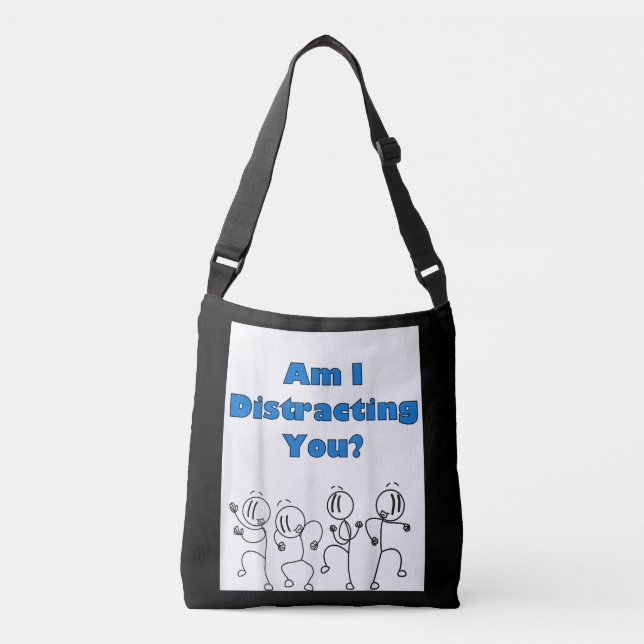 Sac Ajustable Drôle Suis-Je En Train De Vous Distraire Stick Man (Devant)