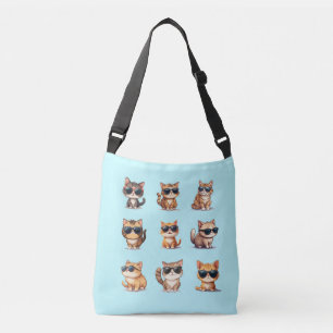 Sac Ajustable Drôle Thème Chat Décontracté Corps Croix Fourre-to