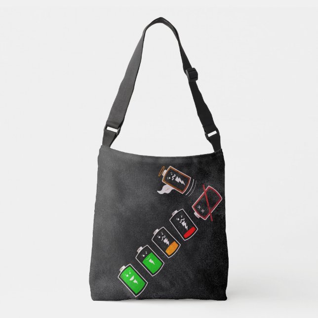 Sac Ajustable Durée de vie de la batterie - Retro White Mix 2 Ed (Devant)