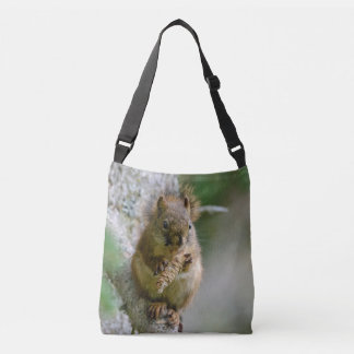 Sac Ajustable Écureuil mangeant sur un arbre