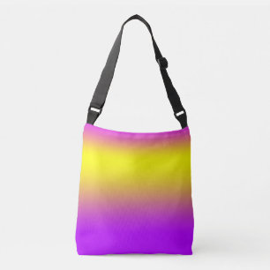 Sac Ajustable Effet néon rouge jaune transparent 