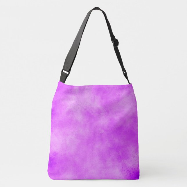 Sac Ajustable Effet nuage tempête élégant violet (Dos)