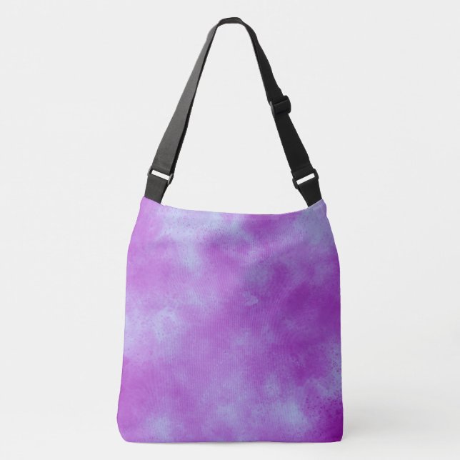 Sac Ajustable Effet nuage tempête élégant violet (Devant)