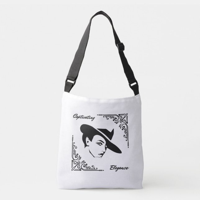 Sac Ajustable Élégance captivante Belle femme moderne (Devant)