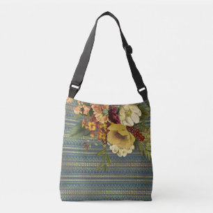 Sac Ajustable Élégance Fleurie Sombre