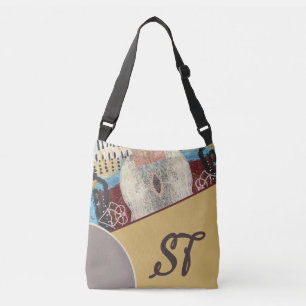 Sac Ajustable Élégance neutre avec accents multimédias Abstraits