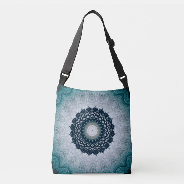 Sac Ajustable Elégant bleu marine Mandala (Devant)