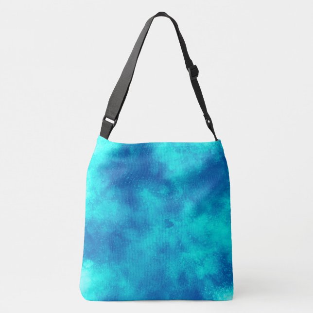 Sac Ajustable Elégant effet nuage tempête bleu (Dos)