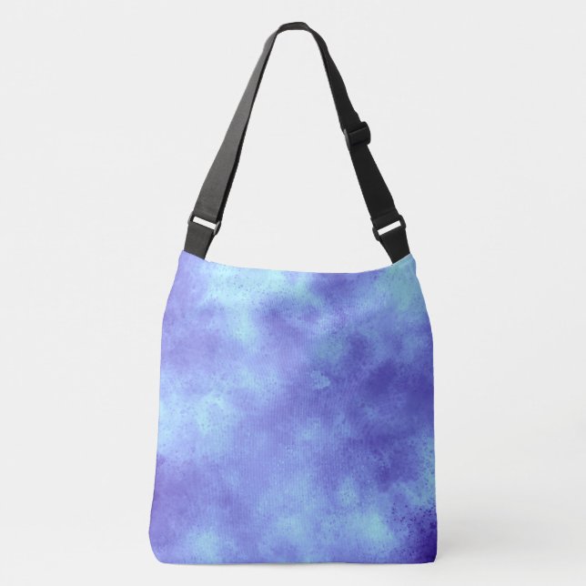 Sac Ajustable Elégant effet nuage tempête bleu (Devant)