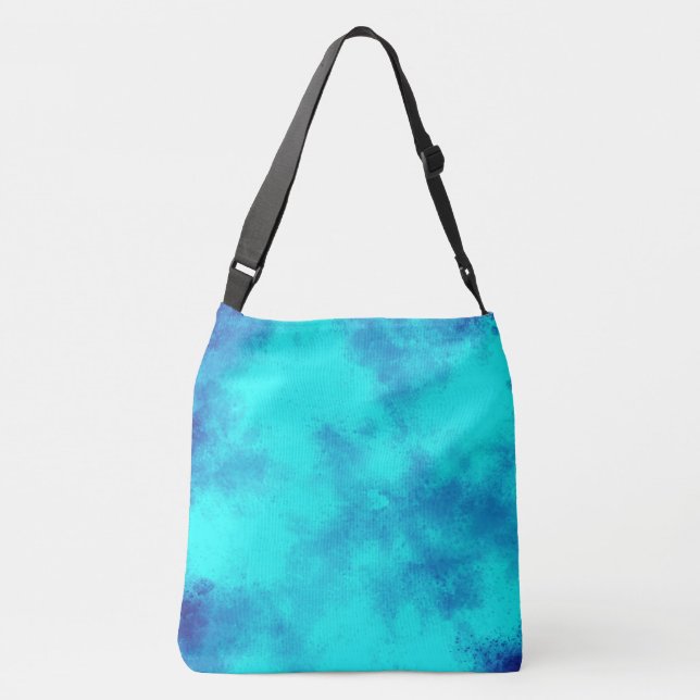 Sac Ajustable Elégant effet nuage tempête bleu (Dos)