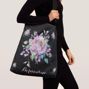 Sac Ajustable Elégant floral pastel Aquarelle Personnaliser noi
