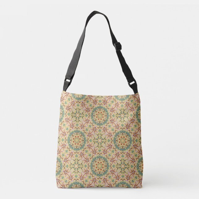 Sac Ajustable Élégant modèle floral kaléidoscope (Dos)