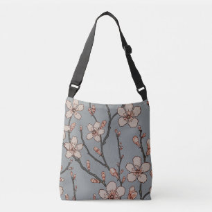 Sac Ajustable Élégant Motif Fleur rose Douce Fleur Fleur de Ceri