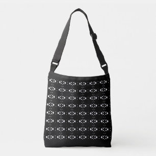 Sac Ajustable Elégant Motif noir et blanc ovale