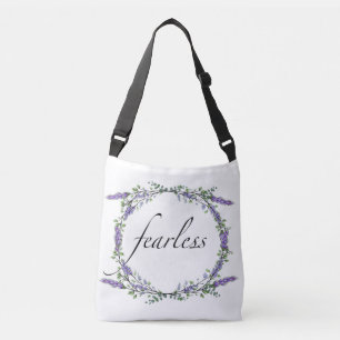Sac Ajustable Elégante aquarelle Lavande Eucalyptus sans peur