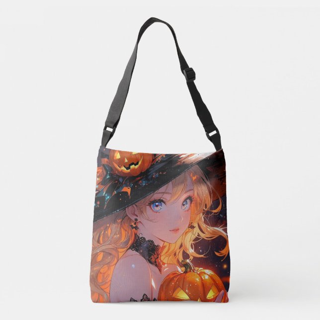 Sac Ajustable Élégante Sorcière & Dentelle Fourre-tout (Dos)