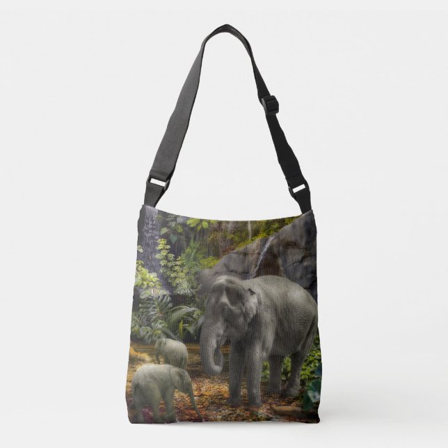 Sac Ajustable Elephant Family RAIN FOREST PARTI (Devant)