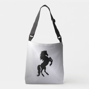 Sac Ajustable Élevage de l'étalon noir / Cheval sur argent