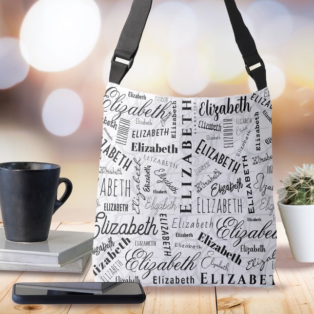 Sac Ajustable Elizabeth Black White (Créateur téléchargé)
