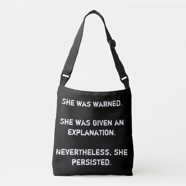 Sac Ajustable Elle a été avertie (Devant)