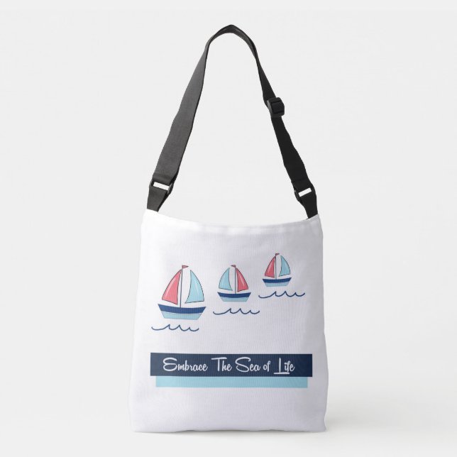 Sac Ajustable Embrassez la mer de la vie (Devant)