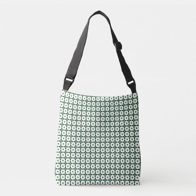 Sac Ajustable Emerald Gemstone Art, vert (Devant)