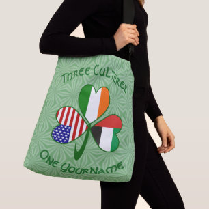 Sac Ajustable Émirats arabes unis Irlande États-Unis Trèfle Text