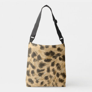 Sac Ajustable Empreinte de léopard Crossbody Fourre-tout