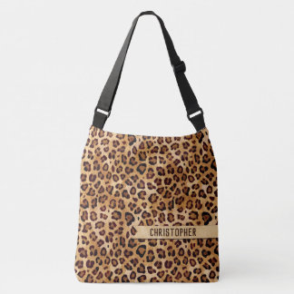Sac Ajustable Empreinte de léopard Rustic Texture Nom de l'ajout