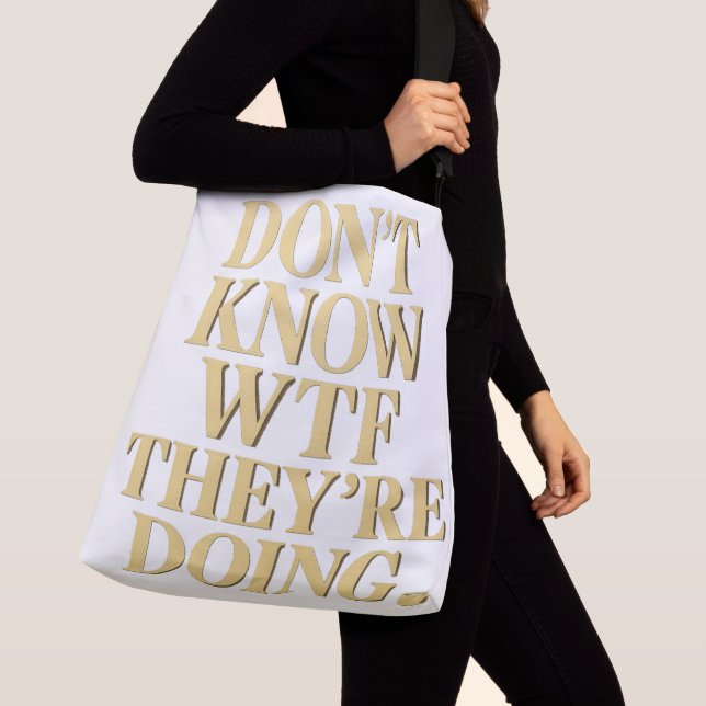 Sac Ajustable Énergie de Femme de Mob : Design « Je ne sais pas  (De près)