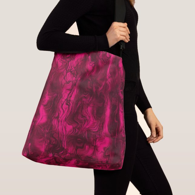 Sac Ajustable Energie Nerveuse Grungy Art Abstrait Rust frambois (De près)