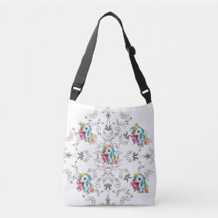 Sac Ajustable Enfants colorés Unicorn Floral Graphics