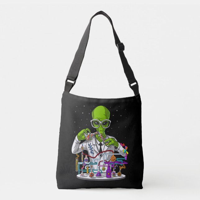 Sac Ajustable Enseignant en chimie Alien (Devant)
