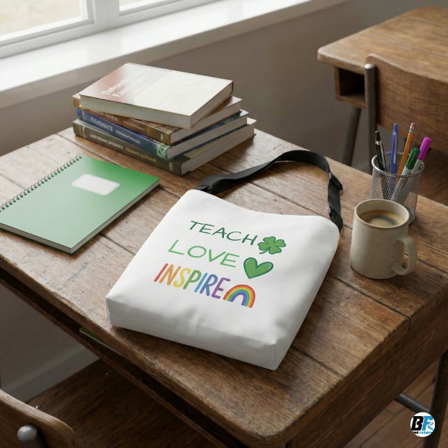 Sac Ajustable Enseigner Amour Inspirer Saint-Patrick Shamrock En (Créateur téléchargé)