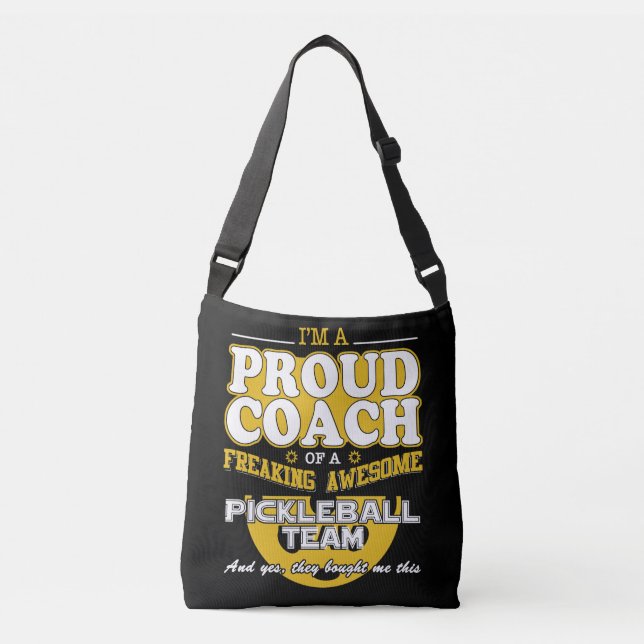 Sac Ajustable Entraîneur de Pickleball Fier Awesome Pickleball T (Devant)