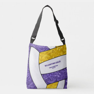 Sac Ajustable Entraîneur de volley-ball de l'équipe d'or violet